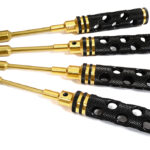 Metric Size Hex Nut Driver Set 4pcs (4, 5.5, 7 & 8mm)