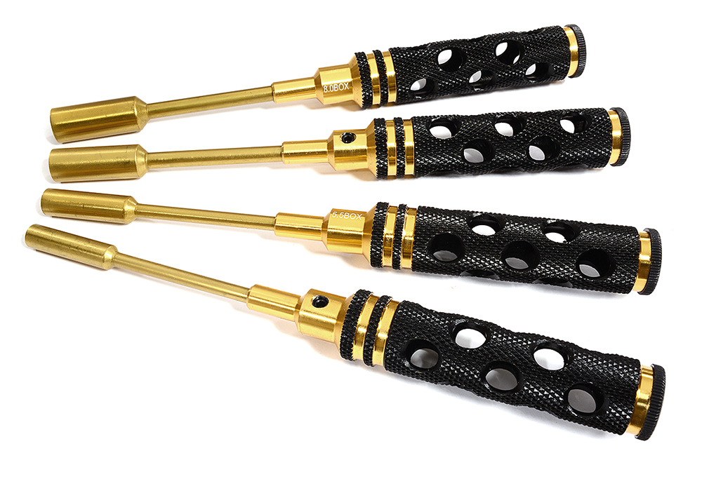 C30243 Metric Size Hex Nut Driver Set 4pcs (4, 5.5, 7 & 8mm) - Image 1