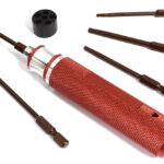 QuickPit Metric Size Allen Hex Wrench (6) Set (1.5, 2, 2.5, 3mm+Phillips+Flat)