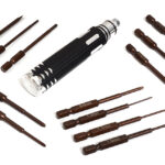 12 Sizes Mini Tool Set w/ Carrying Case (Allen Hex, Phillips, Flat & Torque)