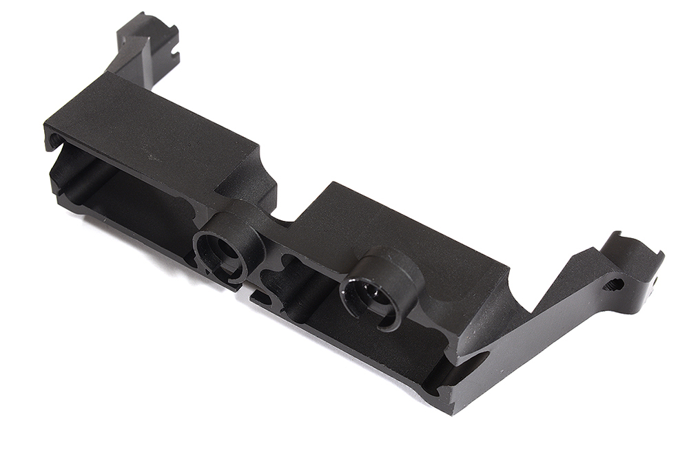 C30274BLACK Billet Machined Alloy T-Lock Servo Mount for Traxxas TRX-4 Scale & Trail Crawler - Image 1
