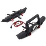 Realistic Front & Rear Alloy Bumper w/ LED for Traxxas TRX-4 Off-Road Crawler