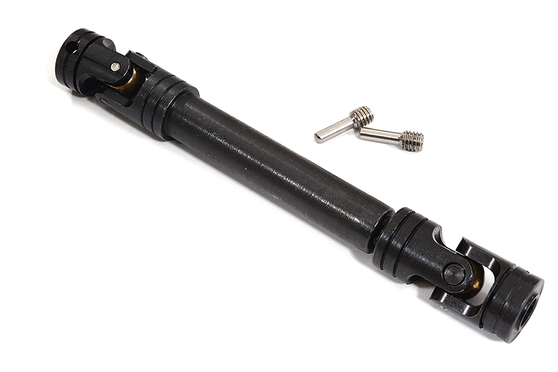 C30286 Stainless Alloy 98-122mm Center Drive Shaft w/ 5mm ID for 1/10 Off-Road Crawler - Image 1