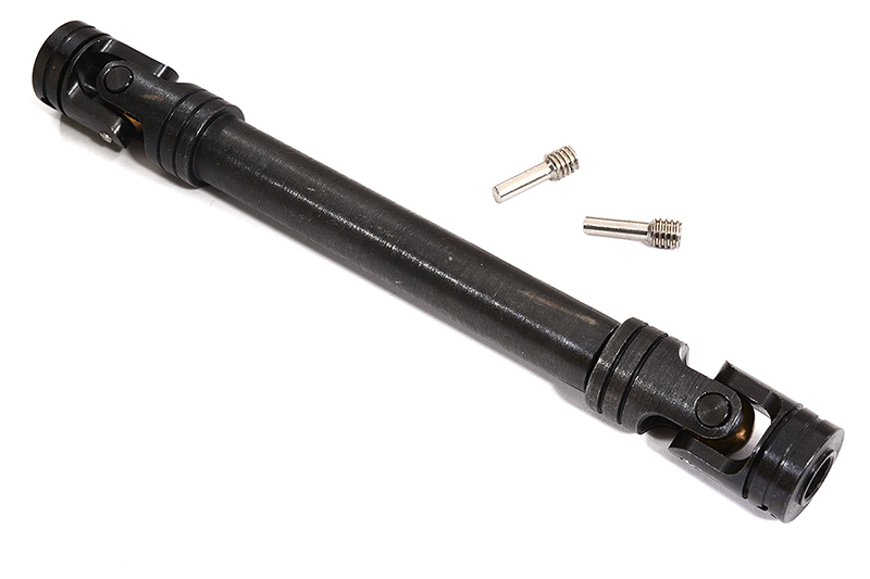 C30287 Stainless Alloy 110-134mm Center Drive Shaft w/ 5mm ID for 1/10 Off-Road Crawler - Image 1
