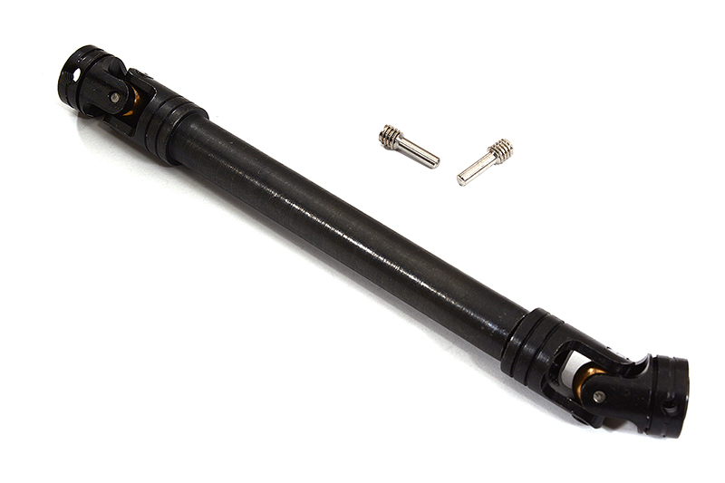 C30288 Stainless Alloy 122-148mm Center Drive Shaft w/ 5mm ID for 1/10 Off-Road Crawler - Image 1
