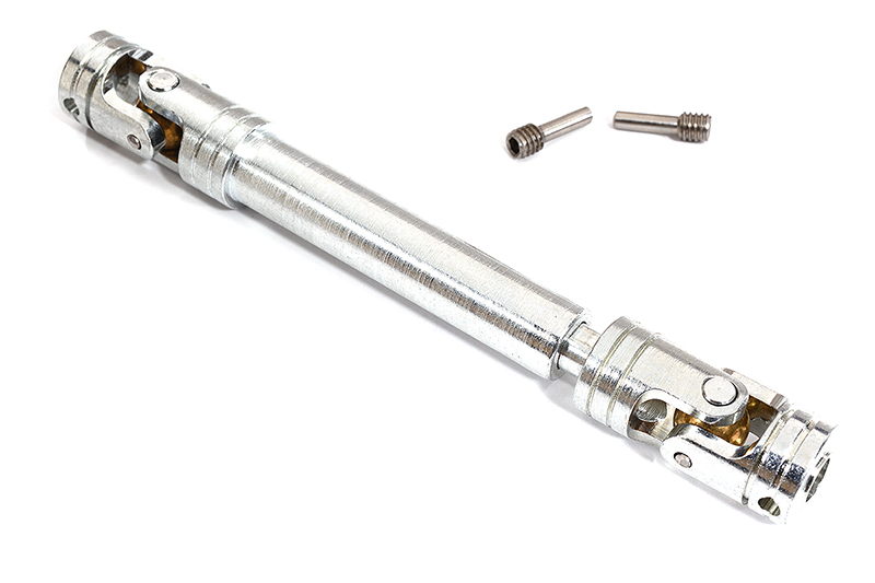 C30290 Stainless Alloy 98-122mm Center Drive Shaft w/ 5mm ID for 1/10 Off-Road Crawler - Image 1