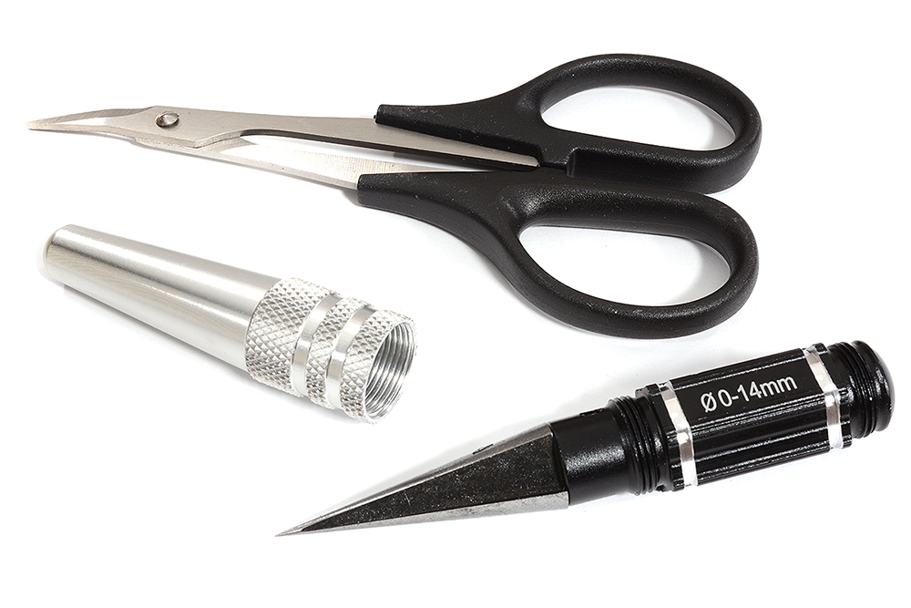 C30302 Universal Plastic R/C Body Mounting Hole, Cut & Trim Tool Kit - Image 1