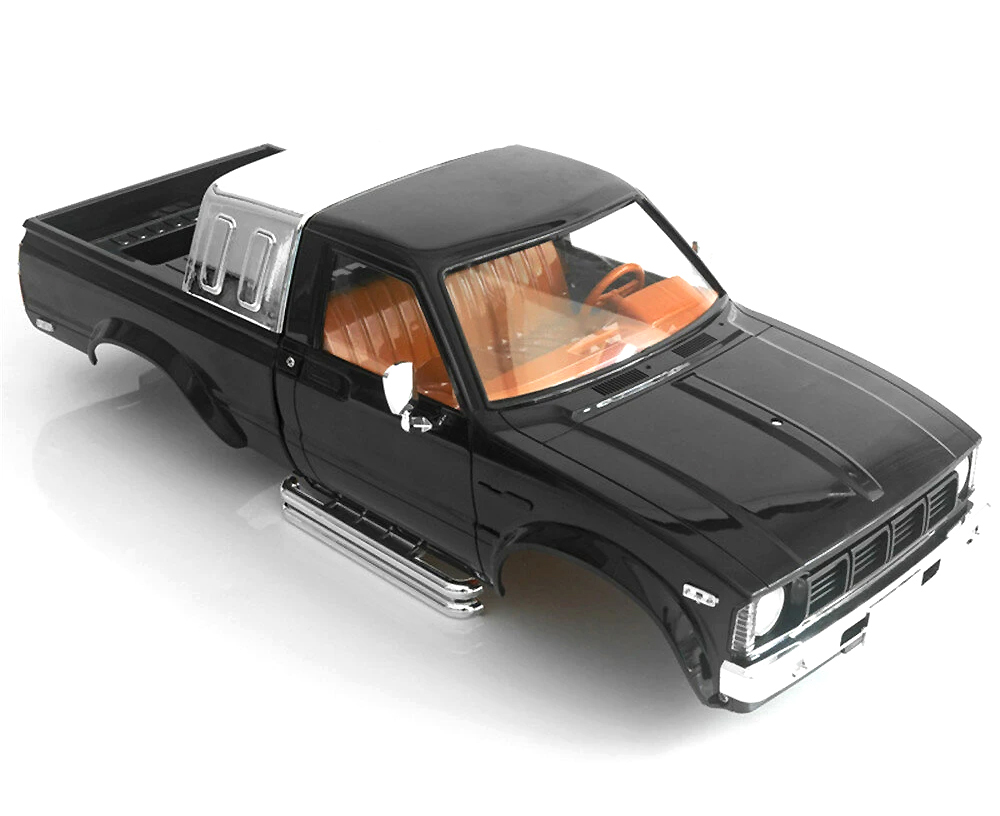 C30310BLACK Hard Plastic HG-P407 Truck Body Kit for 1/10 Scale 4X4 Off-Road 285-295mm WB - Image 1