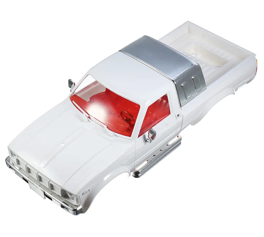 C30310WHITE Hard Plastic HG-P407 Truck Body Kit for 1/10 Scale 4X4 Off-Road 285-295mm WB - Image 1