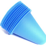 10pcs Realistic Plastic Traffic Cone 75mm Tall for 1/10 Scale Crawler Truck