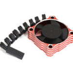 Red Aluminum High Speed Turbo Cooling Fan 30x30x10mm for RC Cars
