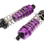 Purple Alloy Machined Shocks for 1/10 On-Road RC Car, 72mm Length