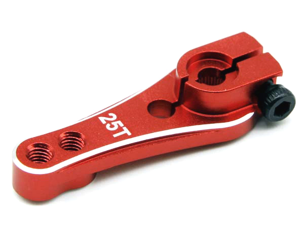 C30326RED Billet Machined Steering Servo Horn 25T for Traxxas TRX-4 (r=18, 22mm) - Image 1