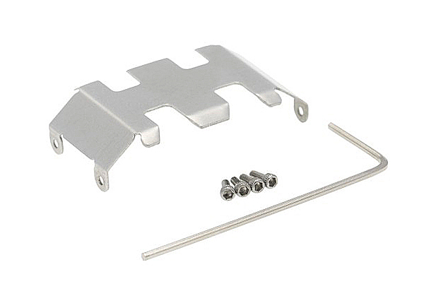 C30329 Stainless Steel Chassis Protection Plate for Axial 1/24 SCX24 Rock Crawler - Image 1