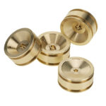 Alloy Machined Brass 41g Each Replacement Wheels for Axial 1/24 SCX24