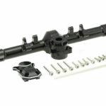 Alloy Machined Rear Axle Housing w/ Diff Cover for Axial 1/24 SCX24