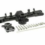 Alloy Machined Front Axle Housing w/ Diff Cover for Axial 1/24 SCX24