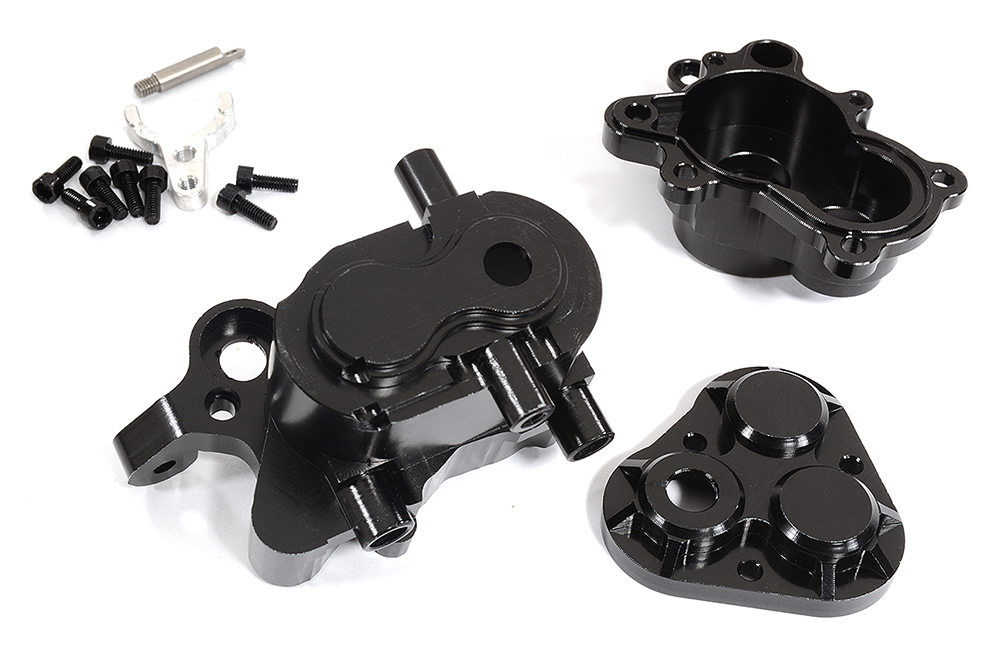 C30359BLACK Billet Machined Center Gearbox Housing for Traxxas TRX-4 Scale & Trail Crawler - Image 1