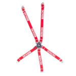 Realistic 1/10 Scale Red 5 Point Racing Seatbelt for Off-Road RC Crawlers