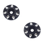 Aluminum Wing Mount Buttons for 1/8 Scale Buggy in Black Color Upgrade