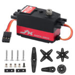 High Torque Digital Low Profile RC Servo 9kg 0.11s Metal Gear in Black - Image 2