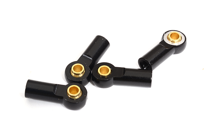 C30415BLACK Alloy Machined M3 Size Short Ball Ends Type Tie Rod Ends, Ball Links - Image 1