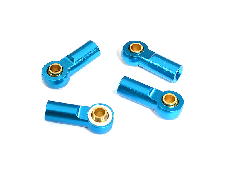 C30415BLUE Alloy Machined M3 Size Short Ball Ends Type Tie Rod Ends, Ball Links - Image 1