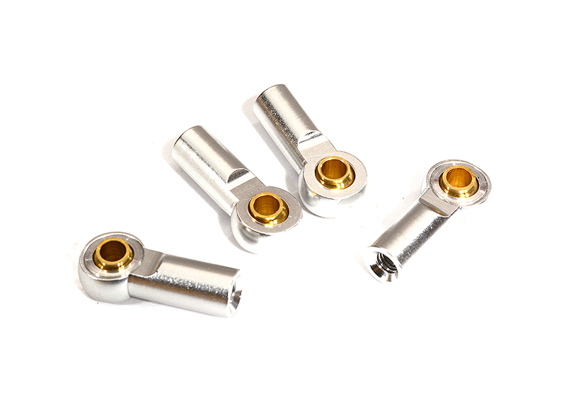 C30415SILVER Alloy Machined M3 Size Short Ball Ends Type Tie Rod Ends, Ball Links - Image 1