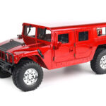 1/10 Scale 4X4 RC Hummer Truck ARTR with 2.4GHz Stick Remote, Red
