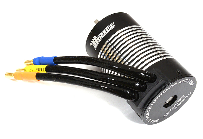 C30473 Surpass Hobby Black 3660 Sensorless Brushless Motor 3300kV with 3.17mm Shaft - Image 1