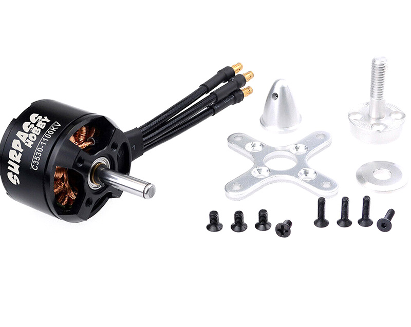 C30535 Surpass C3530-2808 Sensorless Brushless Motor 1100kV 4mm Shaft RC Quad/Airplane - Image 1