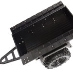 Realistic Leaf Spring 1/10 Size Utility Box Trailer for Scale Crawler Truck