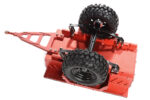 Realistic Leaf Spring 1/10 Size Utility Box Trailer for Scale Crawler Truck - Image 3