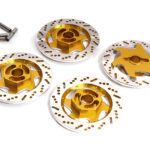 Realistic Alloy Machined Brake 12mm Hex Hub Set for 1/10 Scale On-Road