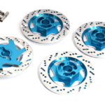 Realistic Alloy Machined Brake 12mm Hex Hub Set for 1/10 Scale On-Road