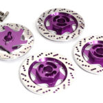 Realistic Alloy Machined Brake 12mm Hex Hub Set for 1/10 Scale On-Road