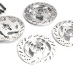 Realistic Alloy Machined Brake 12mm Hex Hub Set for 1/10 Scale On-Road