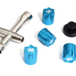 Realistic Billet Machined M4 Size Wheel Nut for 1/10 Scale w/ Wrench