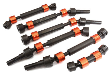 V2 6-Piece Metal Drive Shafts Set for Traxxas 1/10 E-Revo 2.0 8650 8655 8658