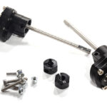 Alloy Machined Rear Portal Axle Conversion for Axial 1/10 SCX10 II