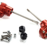 Alloy Machined Rear Portal Axle Conversion for Axial 1/10 SCX10 II