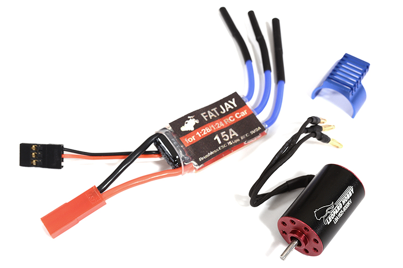 C30581 2S Brushless 15A ESC + Leopard 1625 motor 9000kV - Image 1