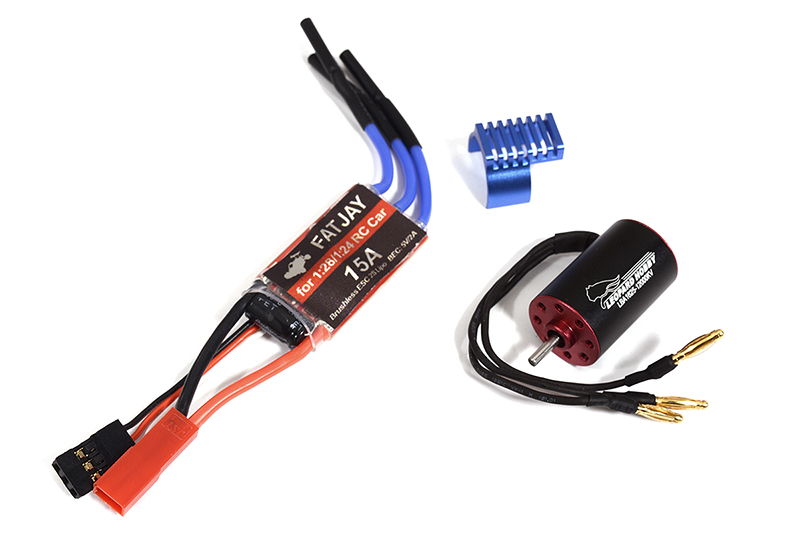 C30582 2S Brushless 15A ESC + Leopard 1625 motor 12000kV - Image 1