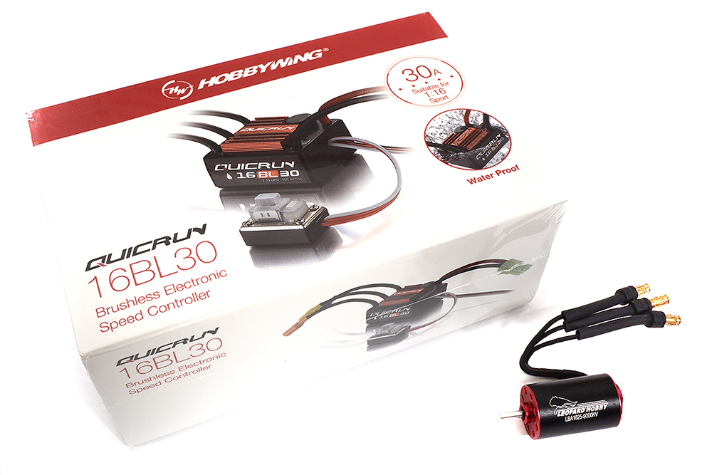 C30586 16BL30 Waterproof 30A ESC + Leopard 1625 Brushless Motor 9000kV - Image 1