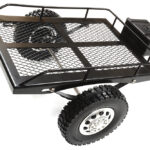 Realistic Leaf Spring 1/10 Size Low Side Trailer 300x205x113mm for Scale Crawler