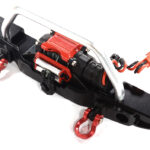 Realistic Front Bumper w/ LED & Power Winch for Axial SCX10 III Scale Crawler