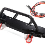 Realistic Front Bumper w/ LED for Axial SCX10 III Scale Crawler