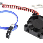 30x30x10mm High Speed Cooling Fan+Clamp Type Mount for 35mm O.D. Motor