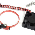 30x30x10mm High Speed Cooling Fan+Clamp Type Mount for 35mm O.D. Motor