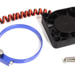 40x40x10mm High Speed Cooling Fan+Clamp Type Mount for 40mm O.D. Motor